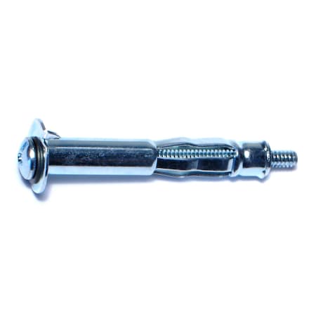 Midwest Fastener Screw Anchor, 13/16" L, Steel, 100 PK 04257